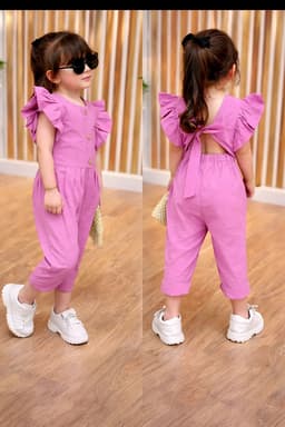 جامسوث فاخر (صالوباث فراشة ) لبسة بنات صيفية أنيقة 🌸 2