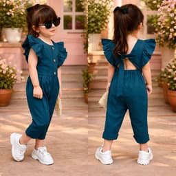 جامسوث فاخر (صالوباث فراشة ) لبسة بنات صيفية أنيقة 🌸 4