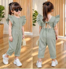 جامسوث فاخر (صالوباث فراشة ) لبسة بنات صيفية أنيقة 🌸 9